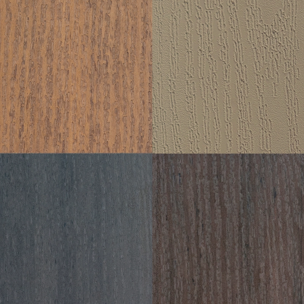 TruNorth Clubhouse Ultra PVC decking colour options including warm mix tones such as walnut, ipe, Ironwood and Walnut